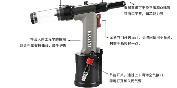 速耐小编帮您解析铆钉枪如何选用铆钉和正确选用导咀